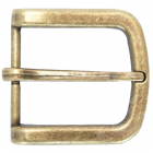 Design Gürtelschnalle Altmessing von Umjubelt